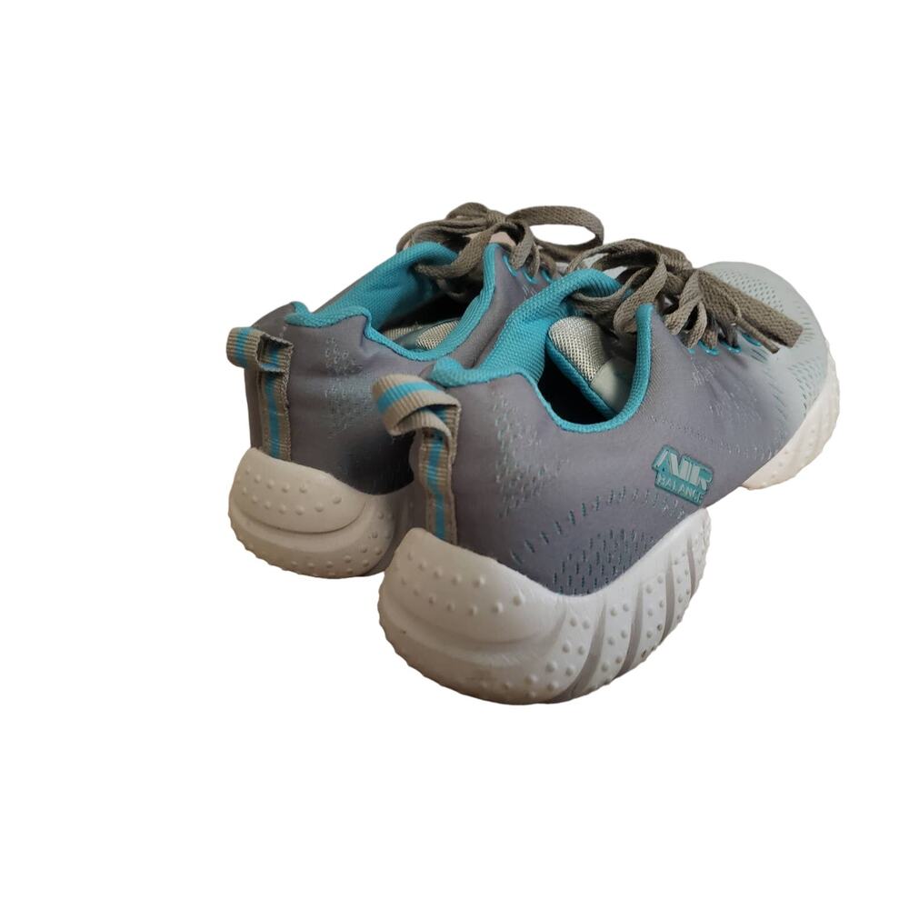 Air Balance Mesh & Faux Leather Shoes Sport Women's Sneakers Teal -Size 8